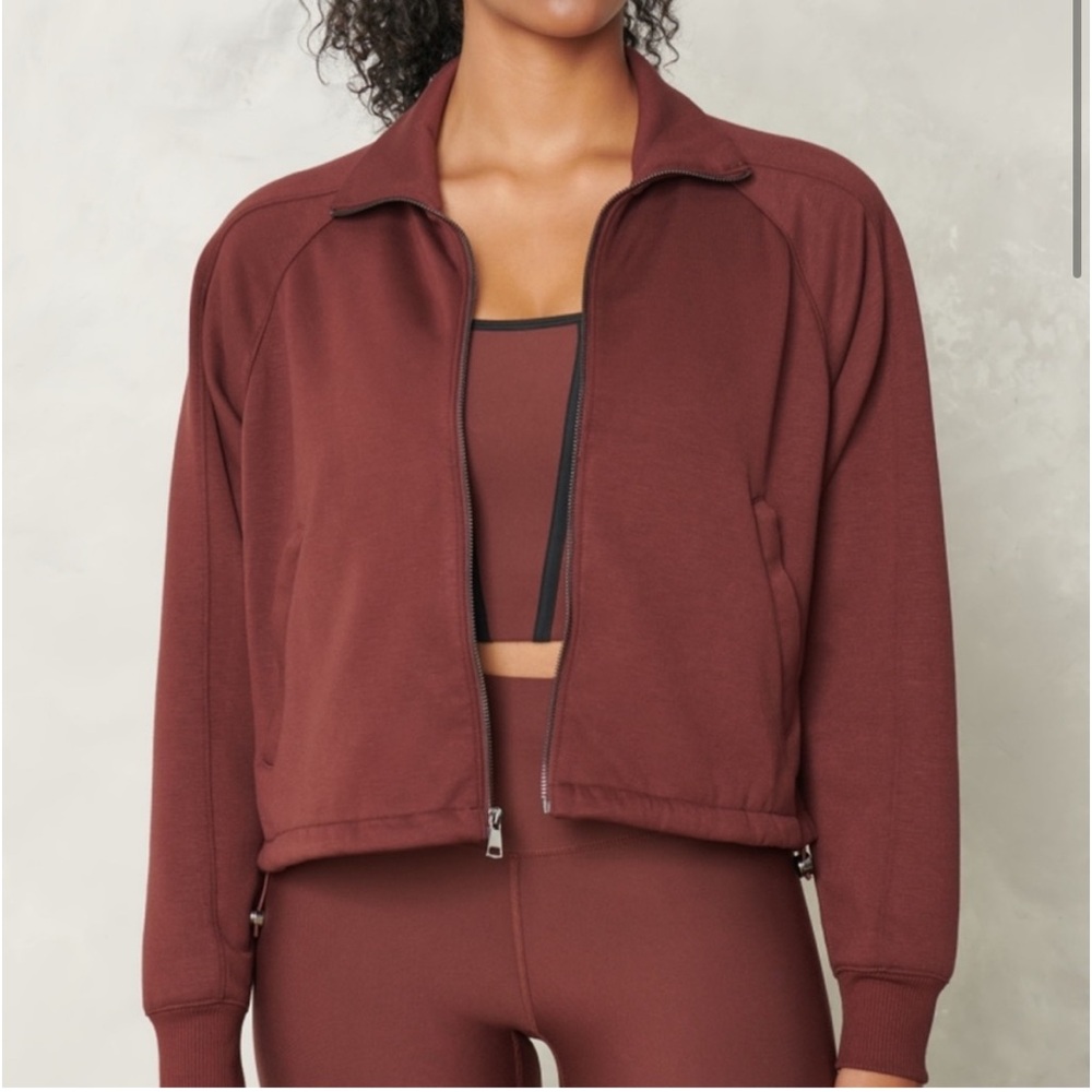 Abercrombie & Fitch YPB neoKNIT Cinched Full-Zip Jacket Size Medium